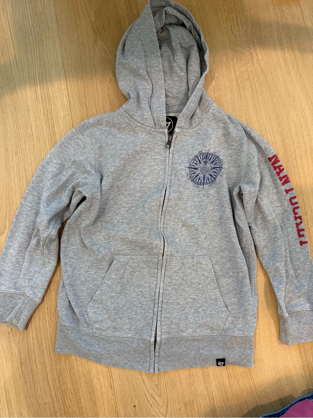 ’47 Brand Nantucket Kids Zip Hoodie Size Small